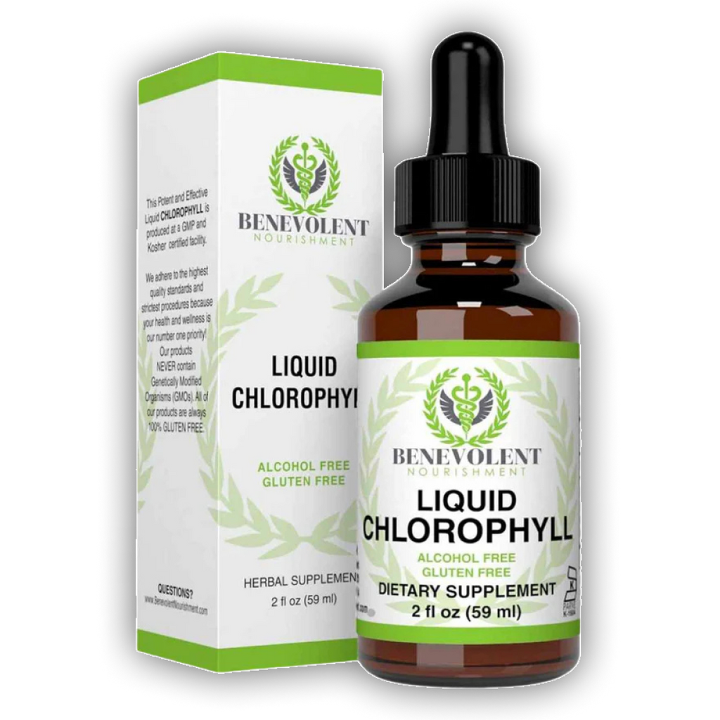 Clorofila Liquida Vegana Benevolent - Desinflamante y Desodorante Interno